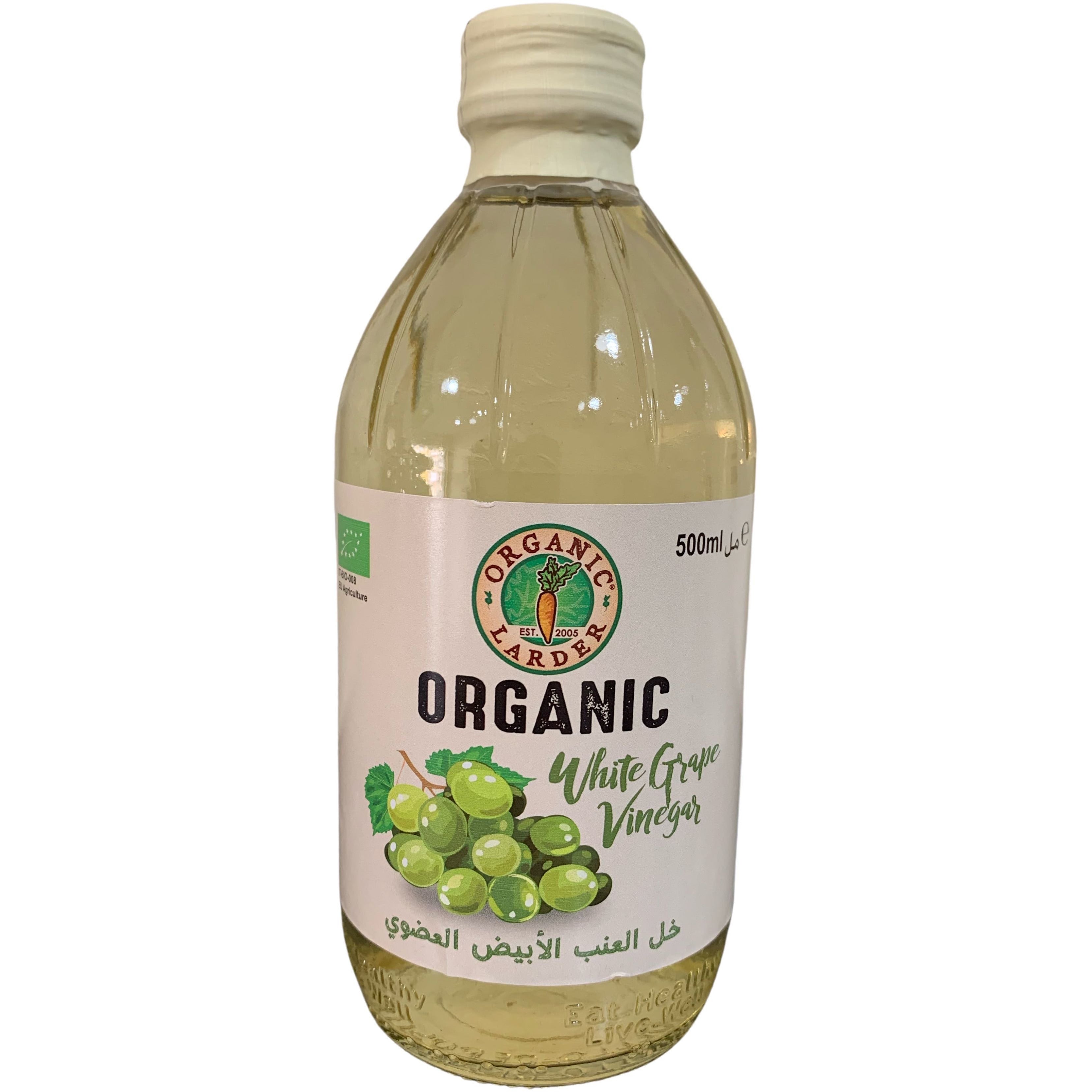 Organic White Grape Vinegar.