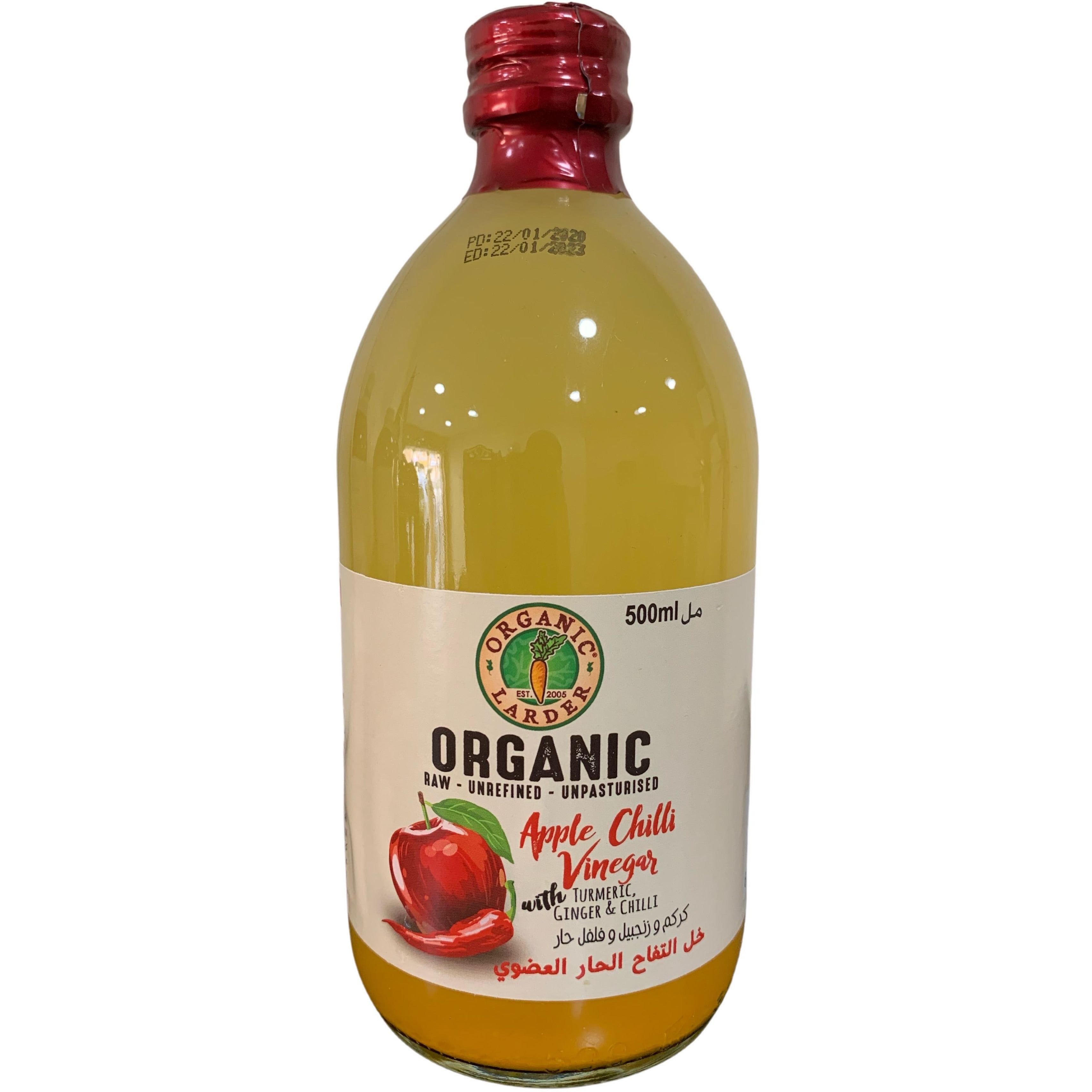 Organic Apple Chilli Vinegar.