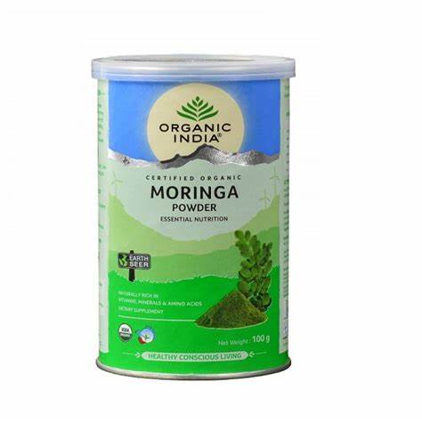 Organic Moringa Leaves Powder.