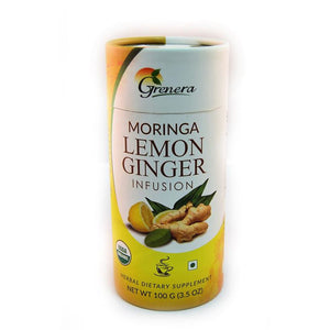 Moringa Tea With Lemon & Ginger.